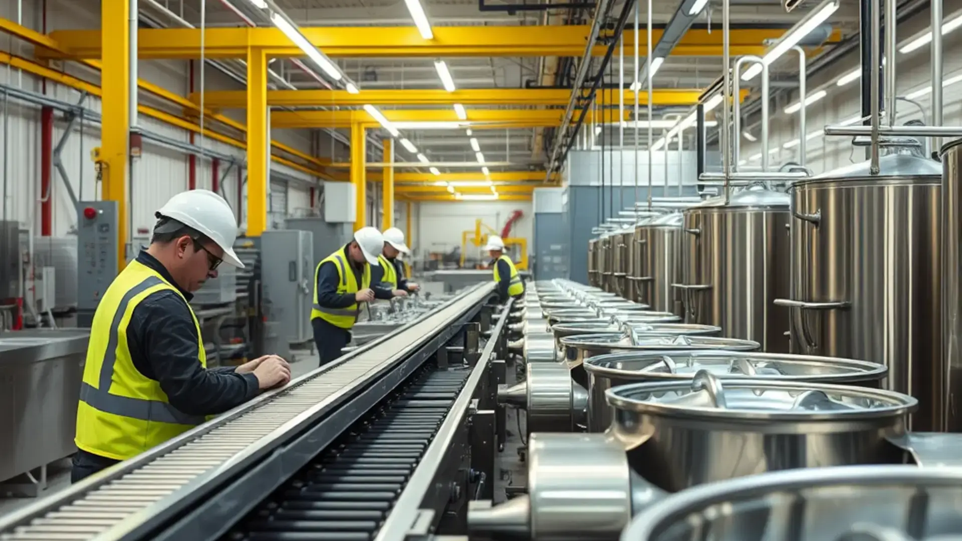 F C Plating facility interior